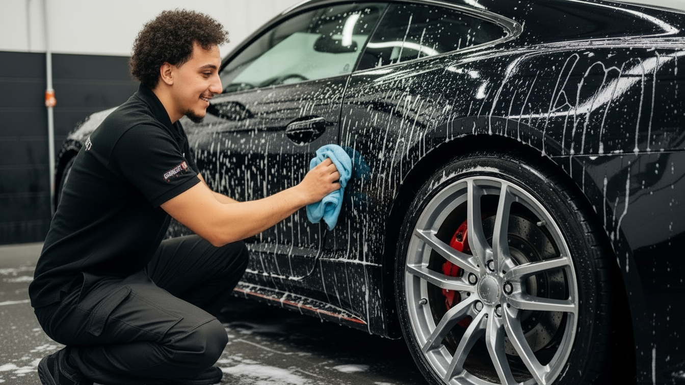 Nettoyage de voiture